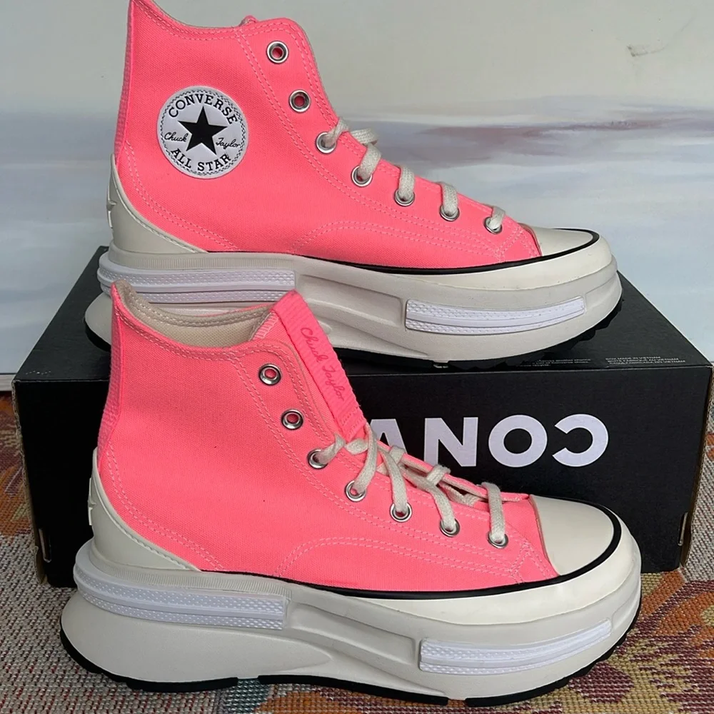 Converse WMNS CTAS A05012C
RUN STAR LEGACY CX HI ELECTRIC BLUSH/EGRET/BLACK - Picture 1 of 16